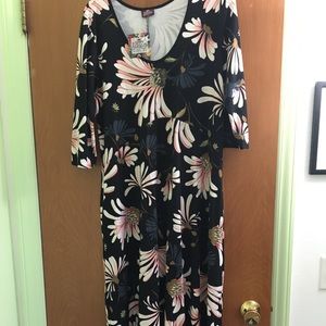 Salaam brand dress XL NWT contemp’ry floral print